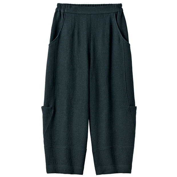 ウールガーゼ切り替えパンツ