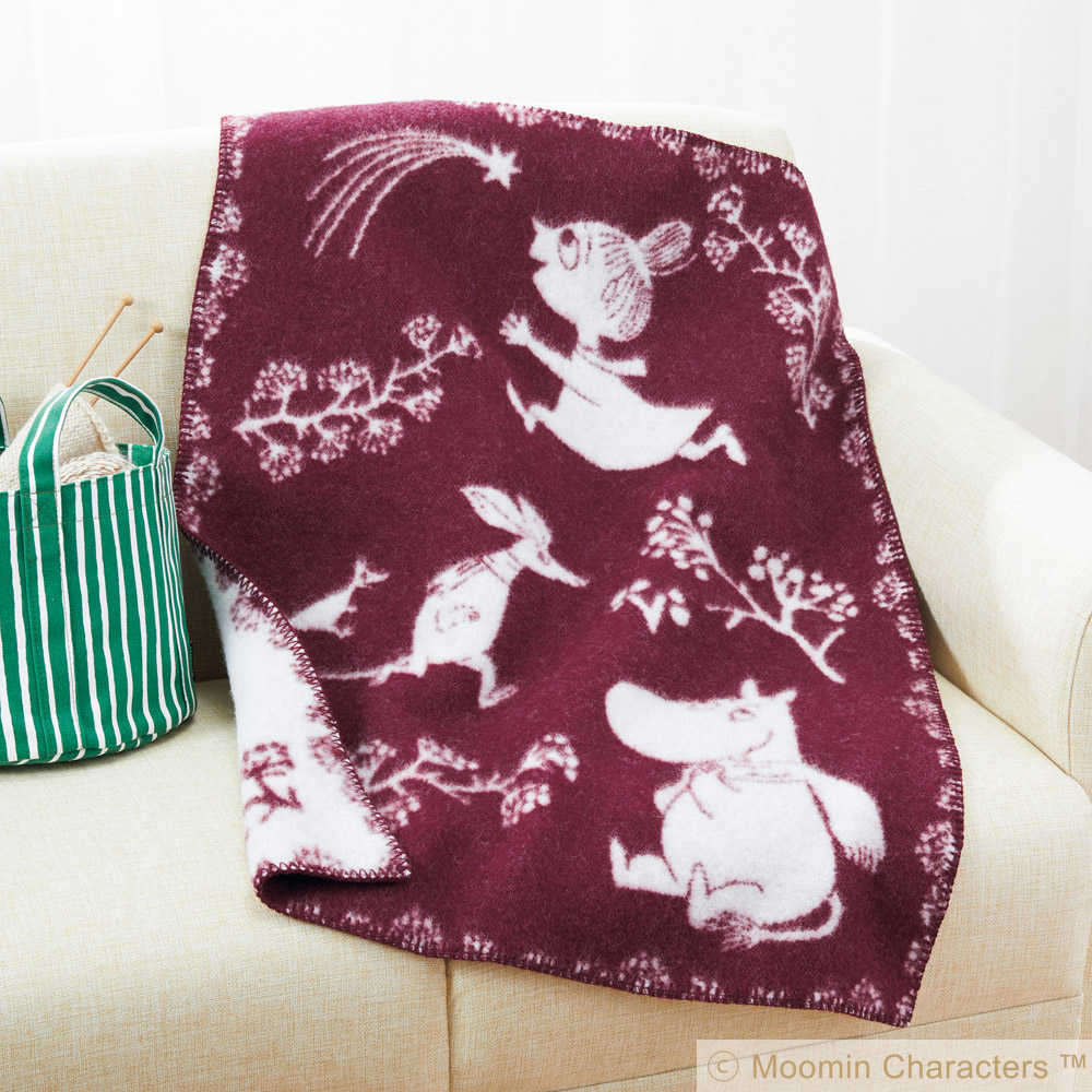 ウールミニブランケット/ムーミンと仲間たち
