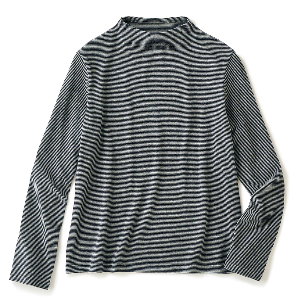 ぽかぽかボトルネックプルオーバー