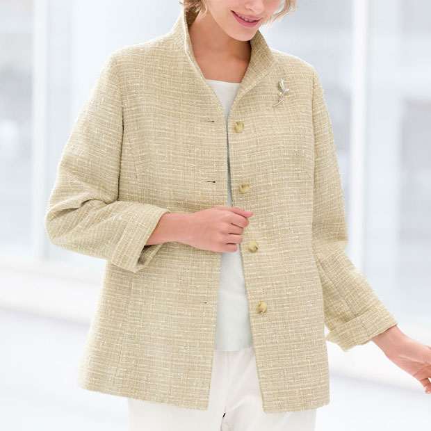 ファンシーツイードジャケット