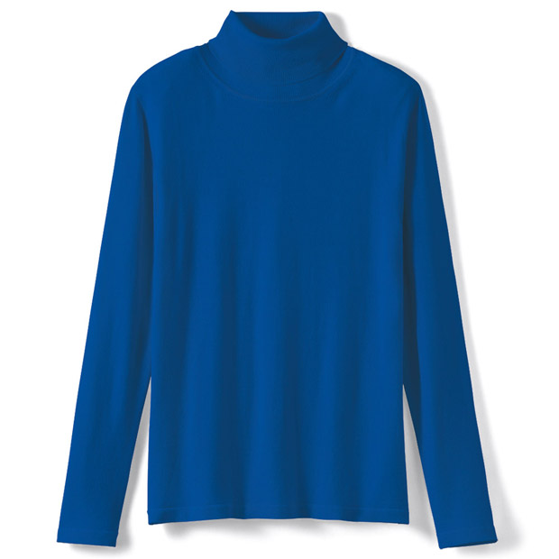 ウールシルク･タートルネックセーター