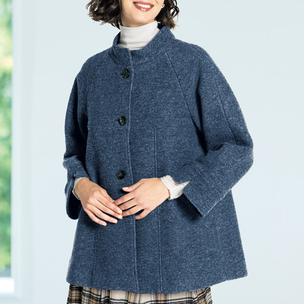 イタリア製生地を使用した軽やかライトコート