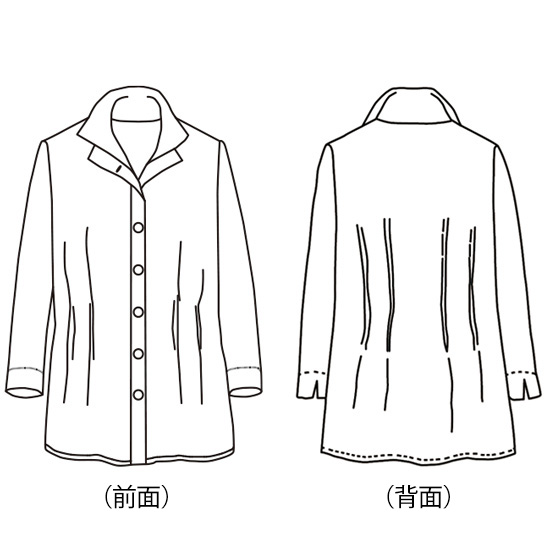 コットンシルクプリントブラウスジャケット