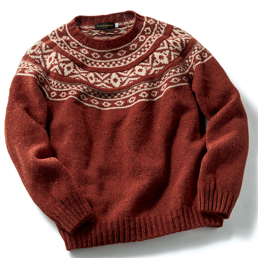 フェアアイル柄ノルディックセーター