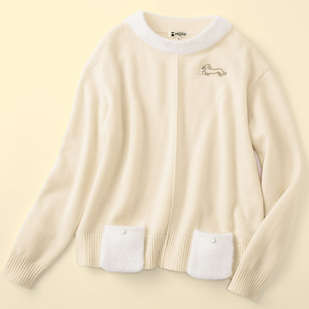 ウール混セーター