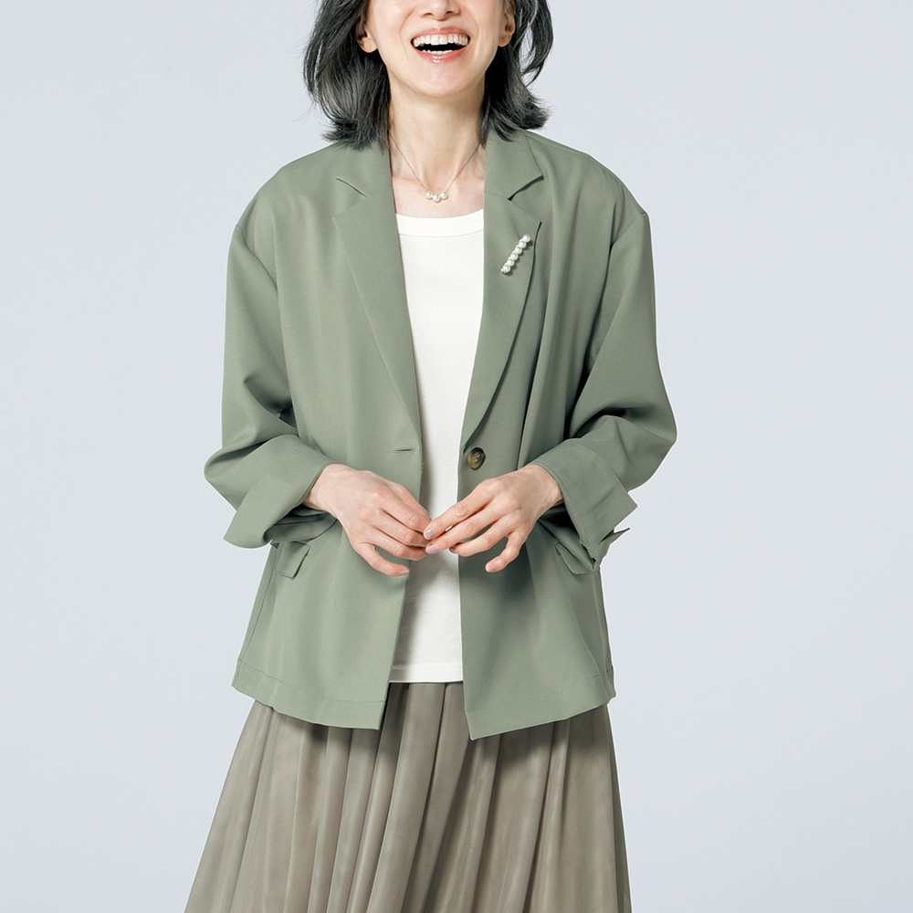 ドロップショルダージャケット