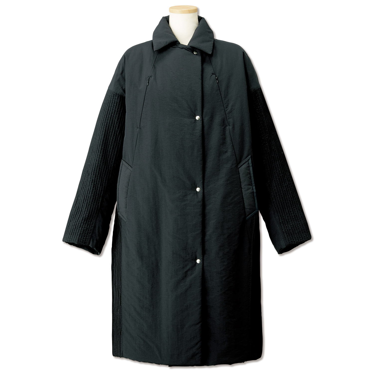 美品】yacco maricard ヤッコマリカルド 総ピンタック コート 