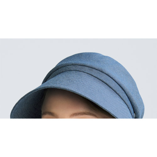 洗濯機で洗えるデニムキャスケット