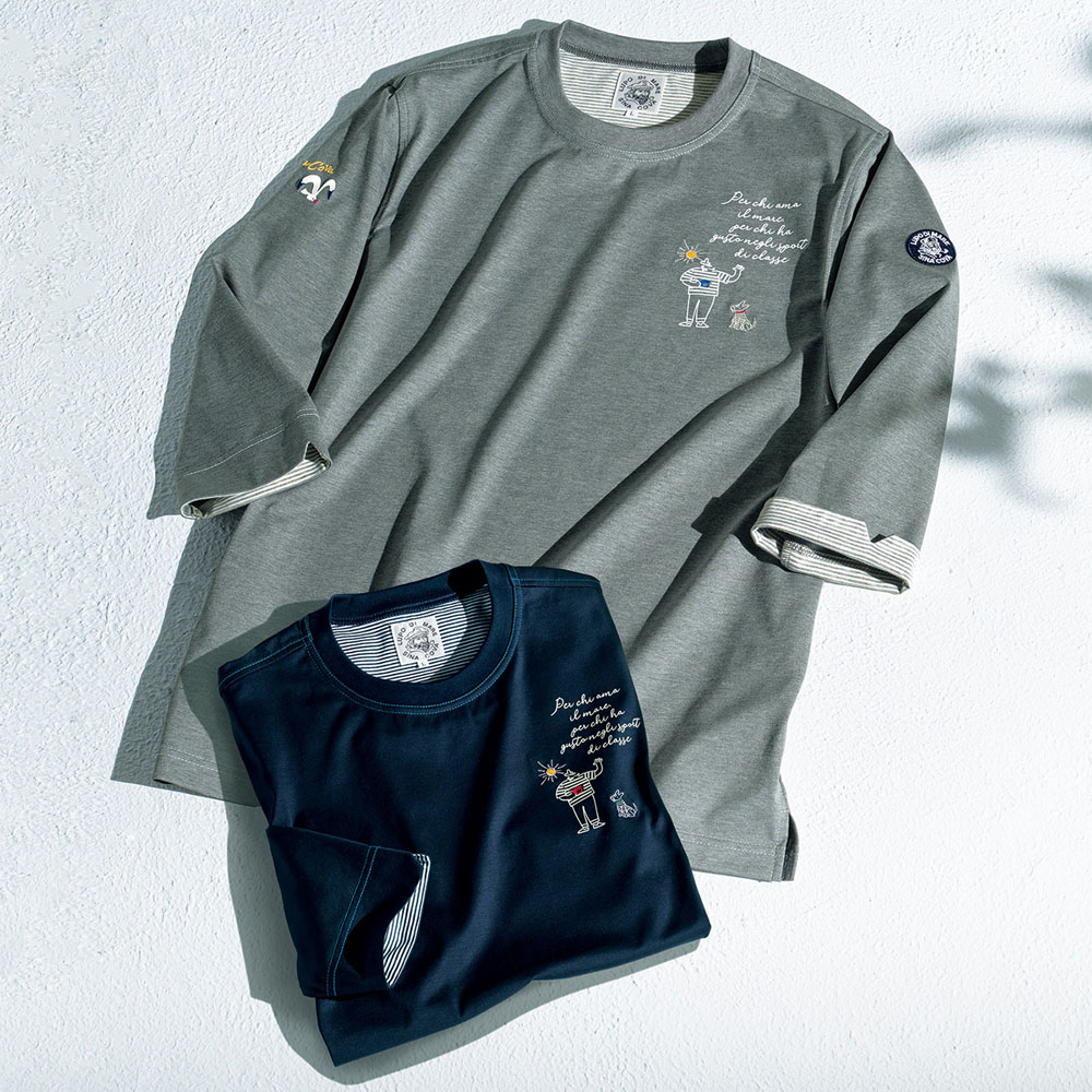シナコバコンセプト7分袖Tシャツ／男女兼用