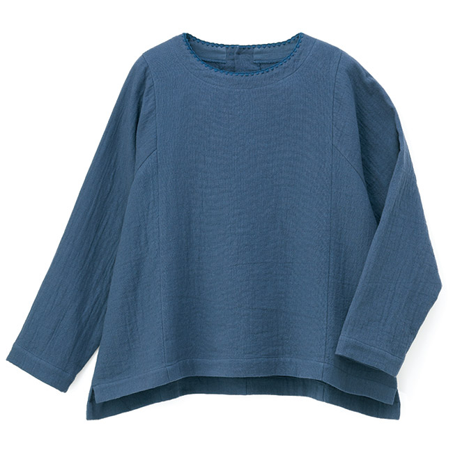 ダブルガーゼプルオーバー