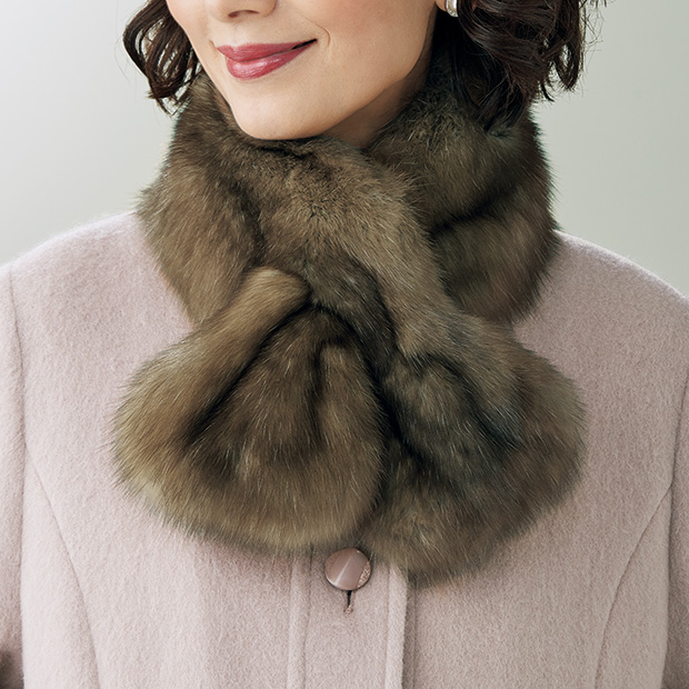 ロシアンセーブル･クロスカラー