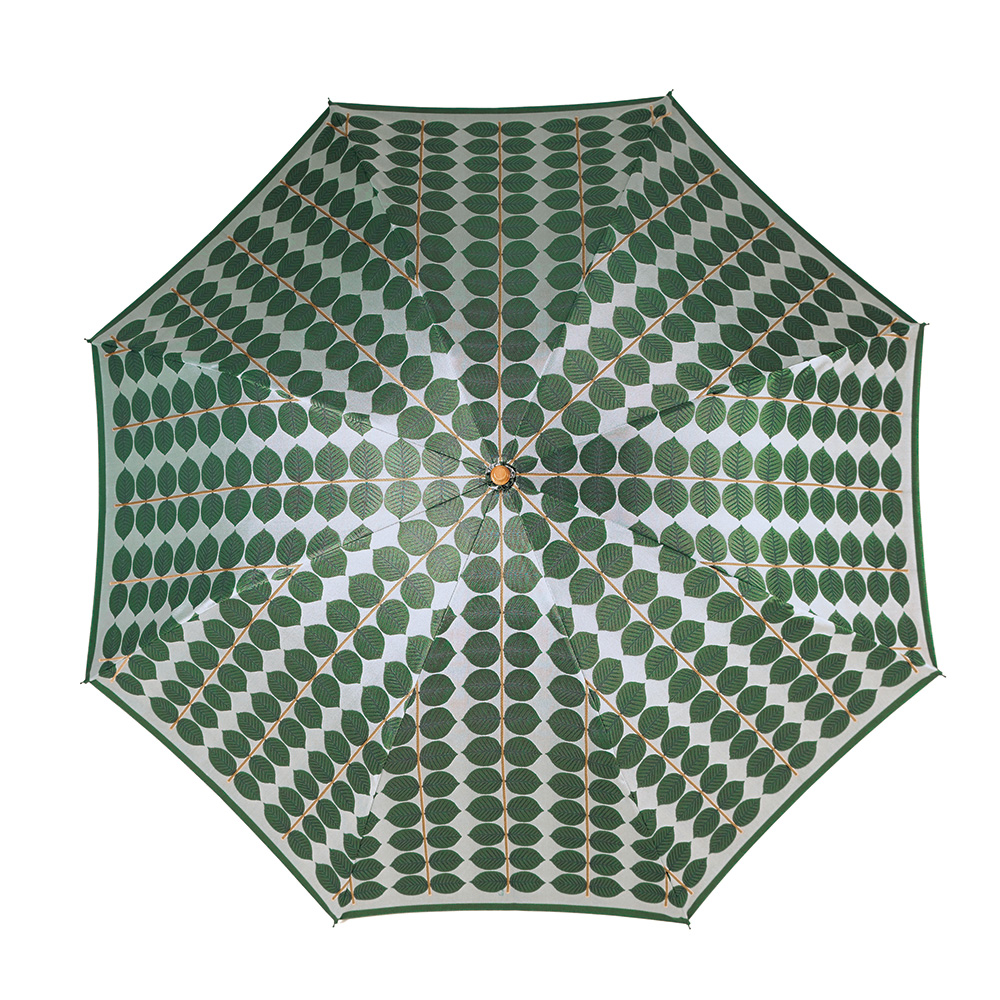 ジャカード織の晴雨兼用折りたたみ傘