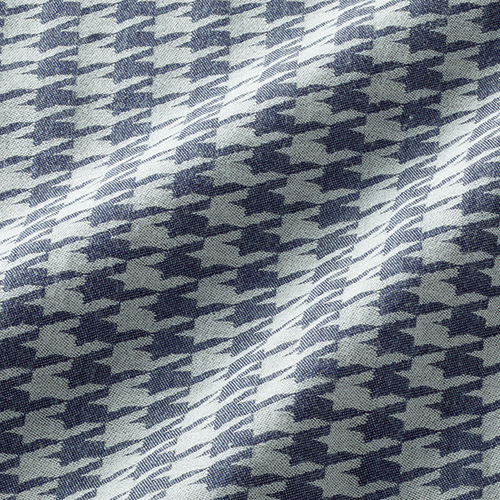 千鳥柄ジャカードシャツ