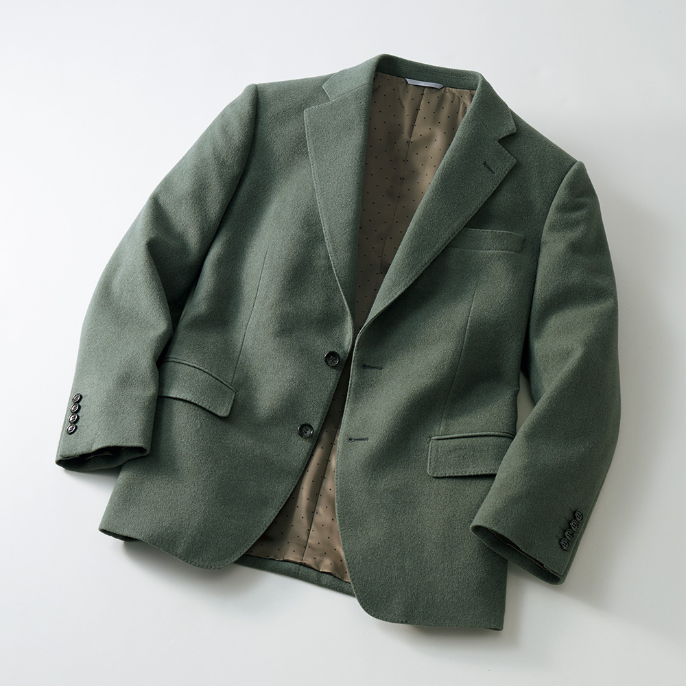 尾州カシミヤミンクジャケット