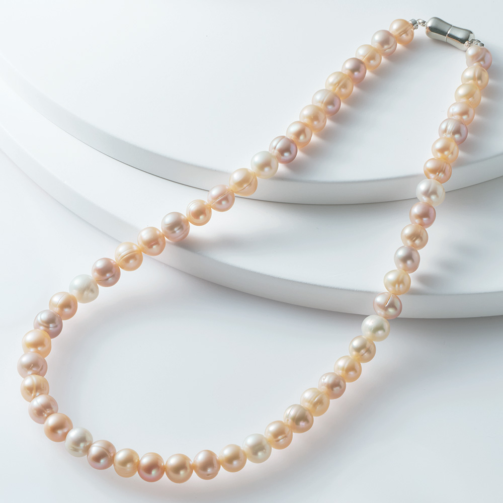 淡水パール･マルチカラーネックレス