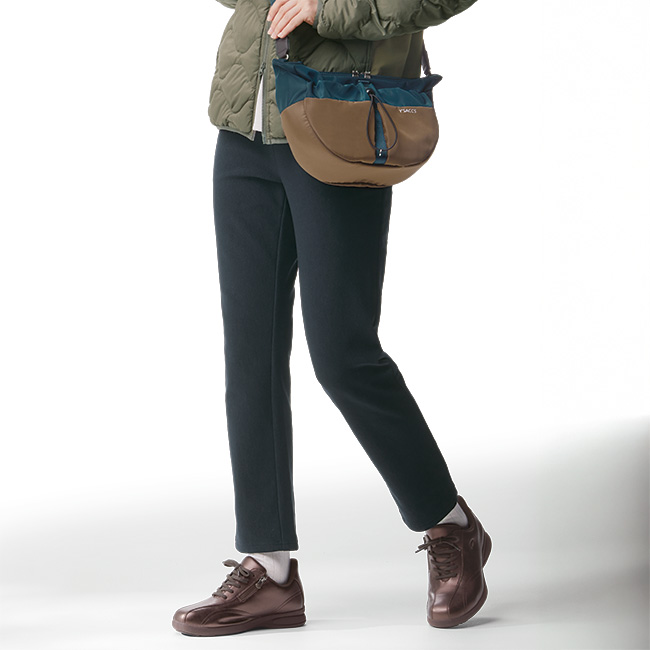 ニットコーデュロイあったかストレッチパンツ