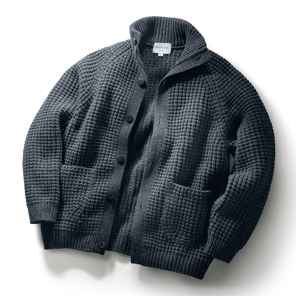 3Gローゲージニットカーディガン