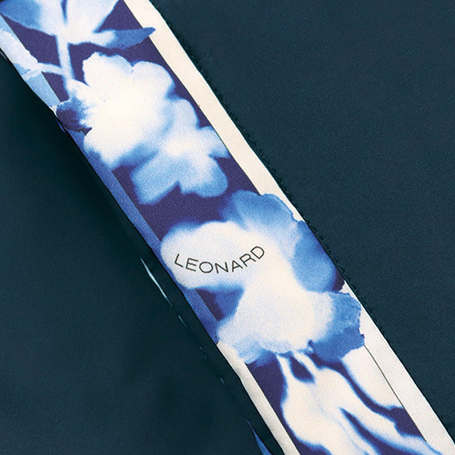 プリント使いダウンコート