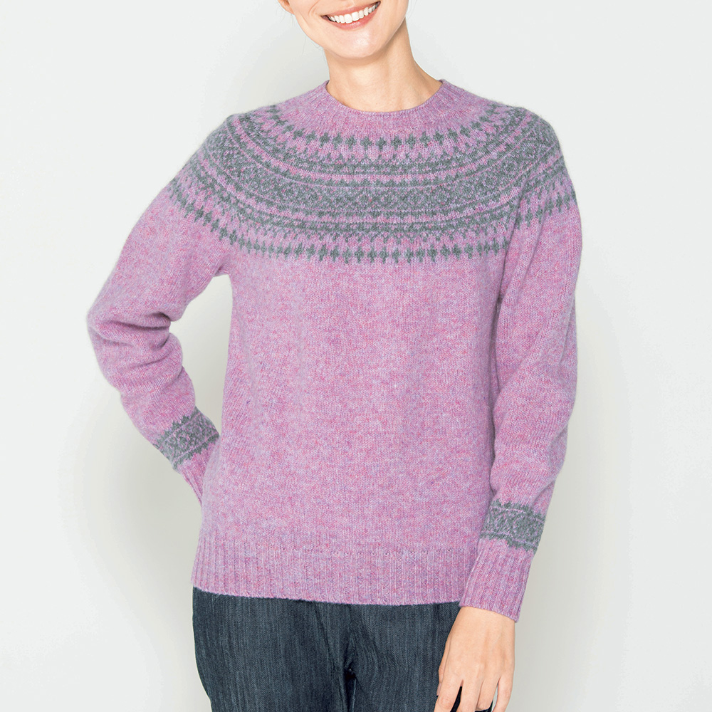 シェットランドウールセーター