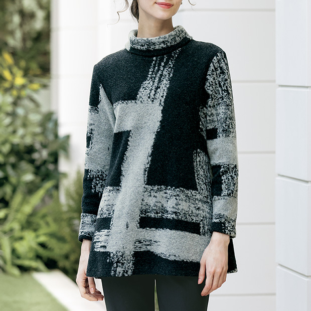 イタリア生地モダンチュニック