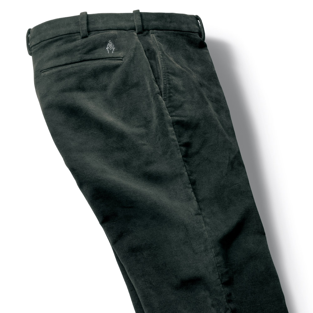 二重織り両面起毛・テーパードパンツ