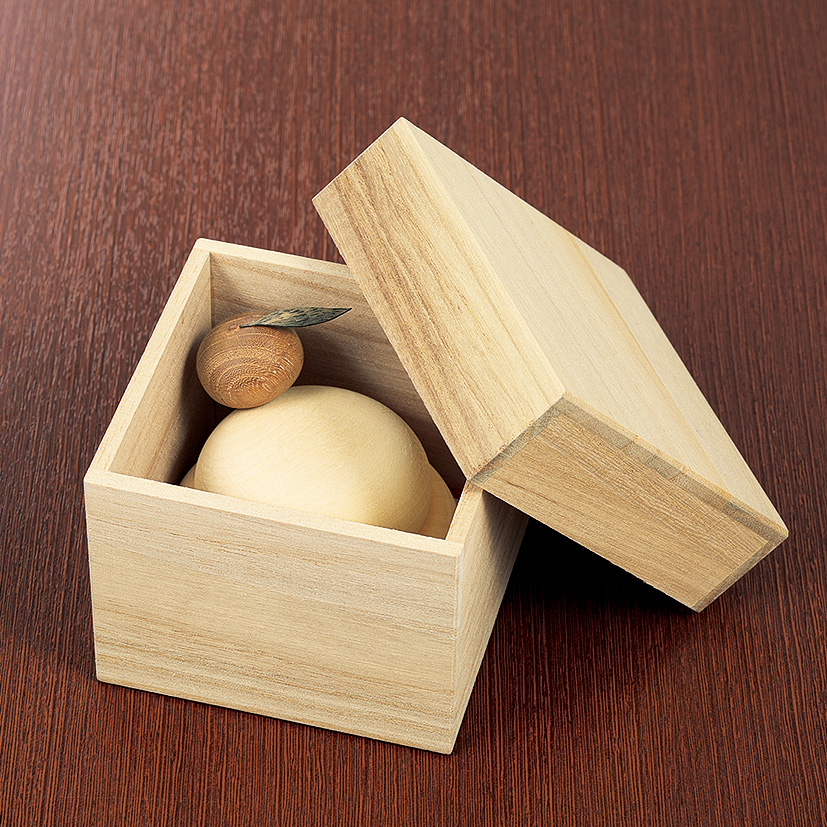 天然木のミニ鏡餅