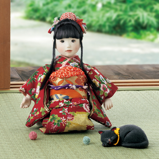 球体関節人形「彩･愛猫」