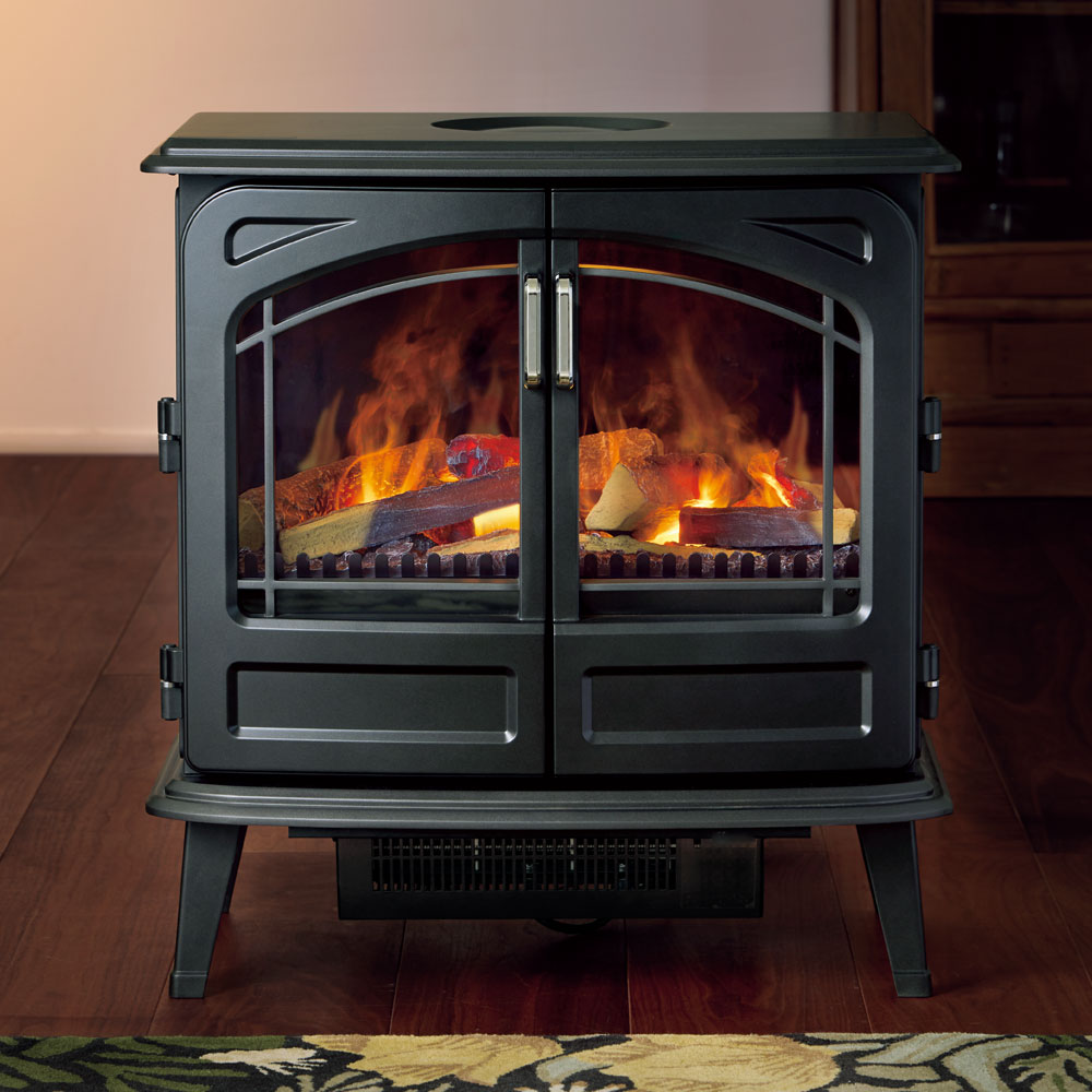 ファンヒーター式インテリア暖炉／設置･梱包配送料込み