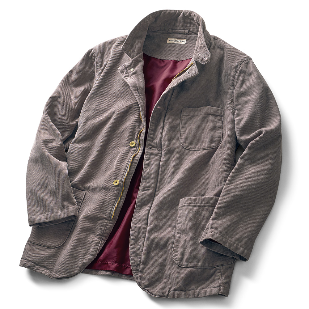 ウォッシュドコーデュロイ・トラベルジャケット