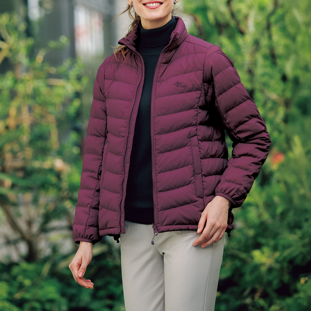 洗える軽やかダウンジャケット