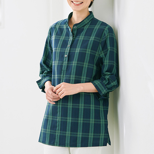 婦人用カジュアルシャツ