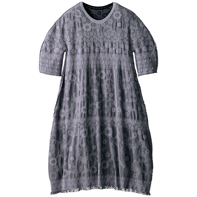 ラッセル編みワンピース／当社限定カラー