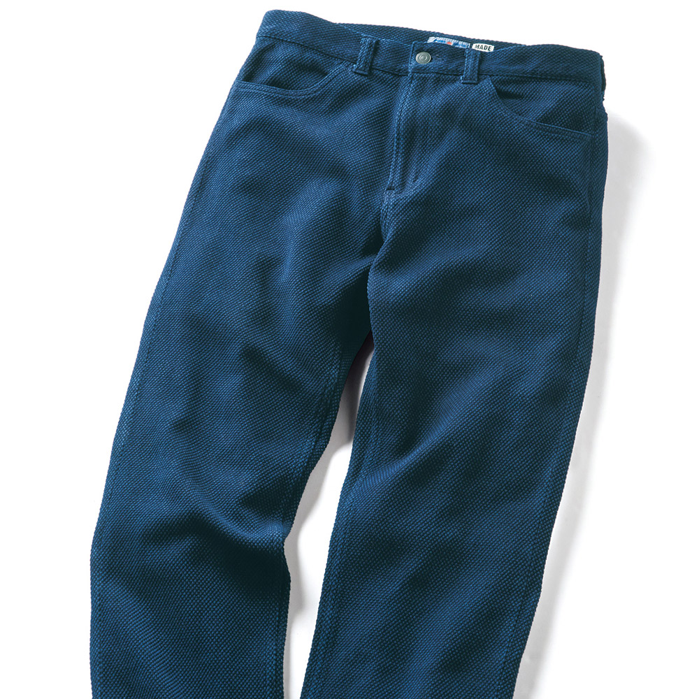 ブルーブルージャパン 本藍刺し子織りパンツ | ライトアップオンライン  