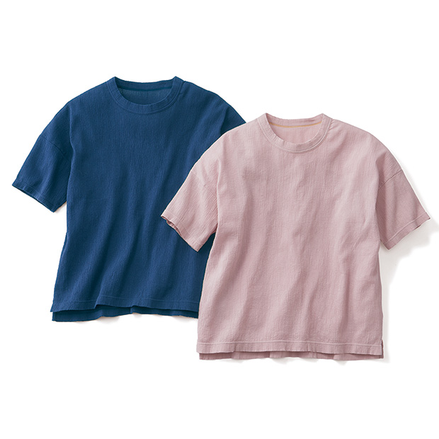 コットン楊柳Tシャツ