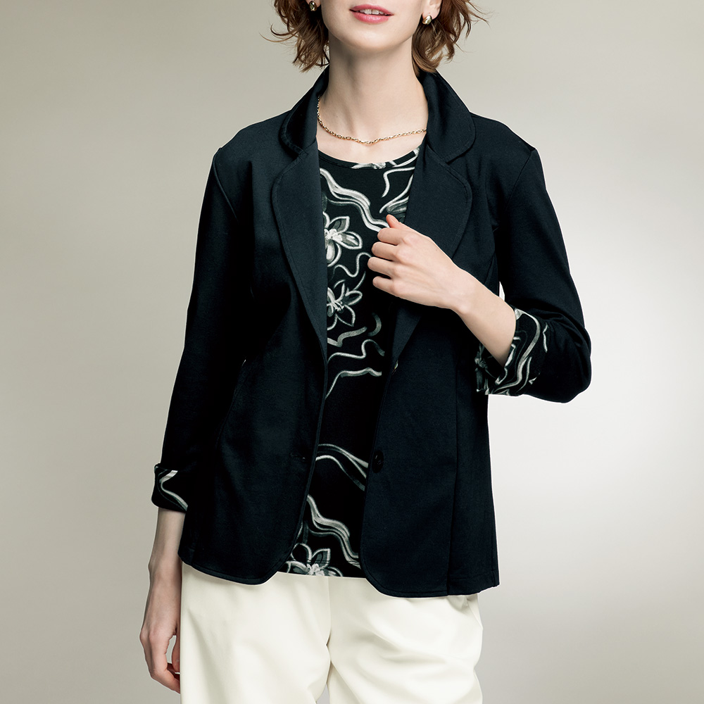 七分袖ジャケット