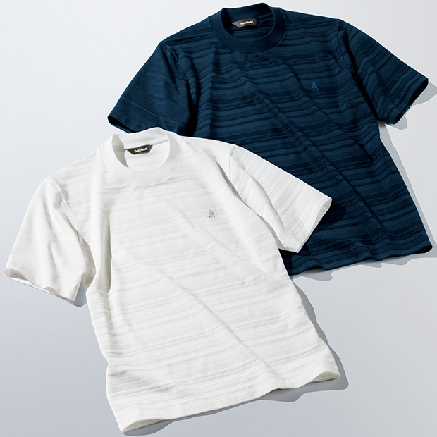 刺しゅう入りリンクスシャドウボーダーTシャツ