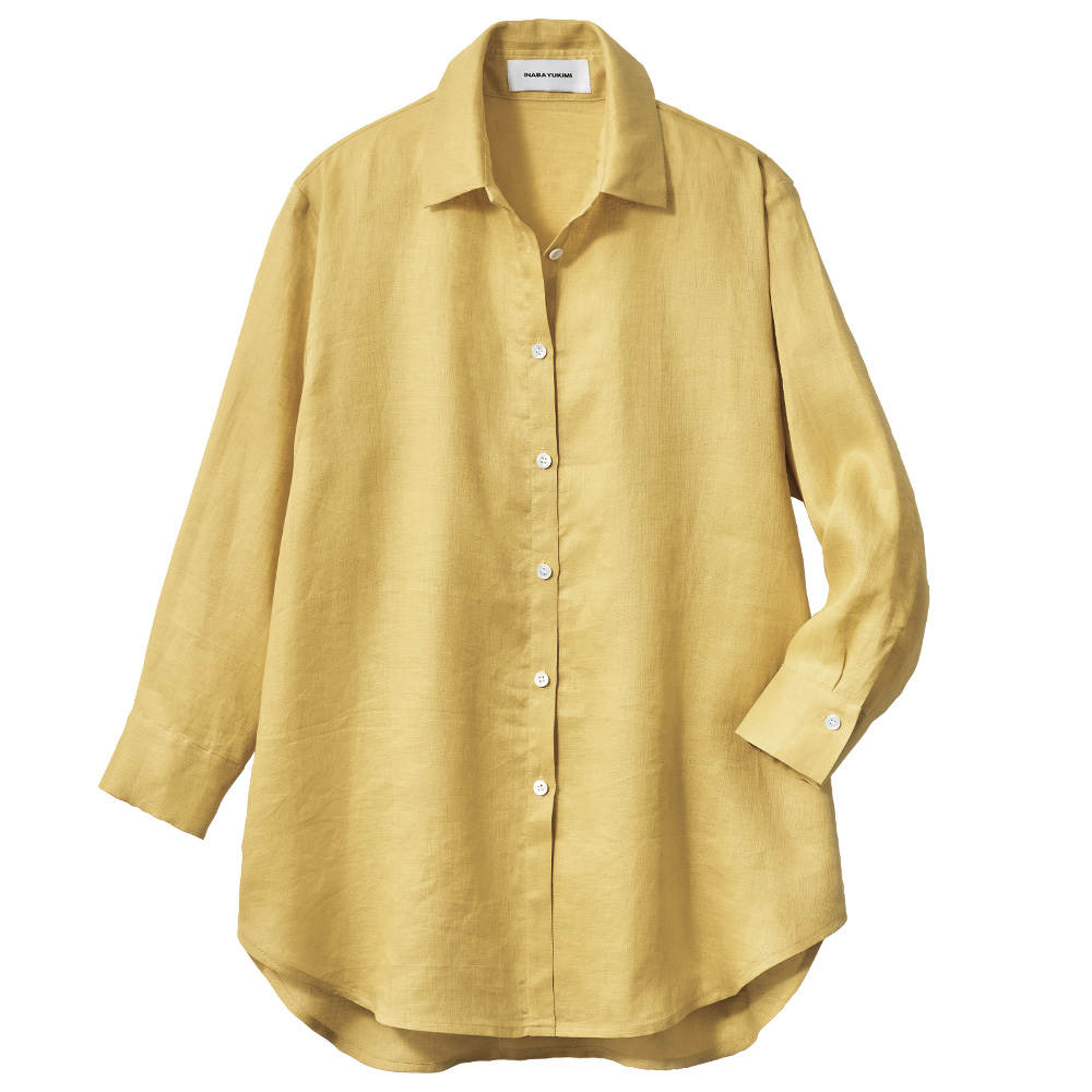 ブライトカラー･フレンチリネンブラウス／当社限定