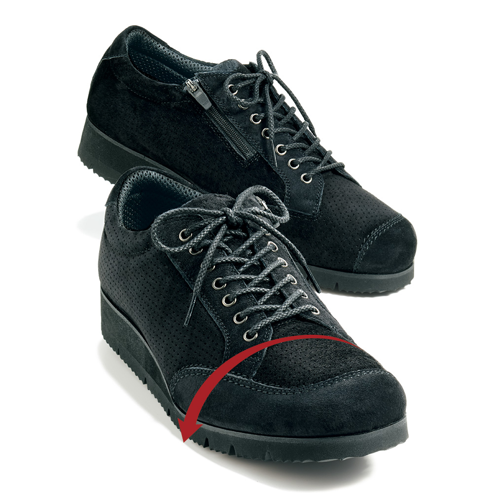 ゆったり5E･パンチングレザーコンフォートスニーカー