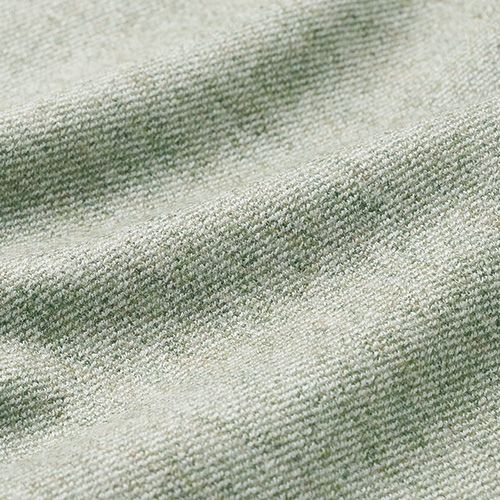 ウエストニットの尾州ウール混ツイードのワイドパンツ