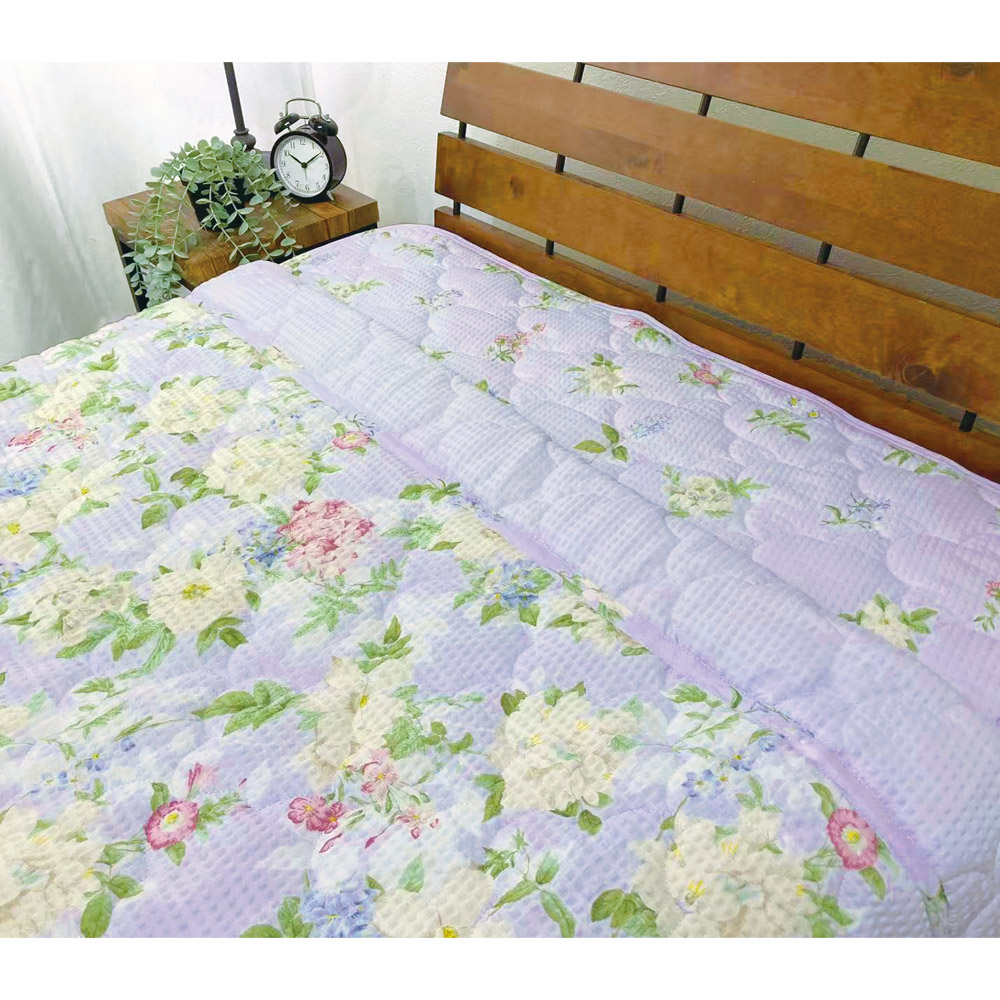 さわやか凸凹コットン50 肌掛け＆敷きパッドセット