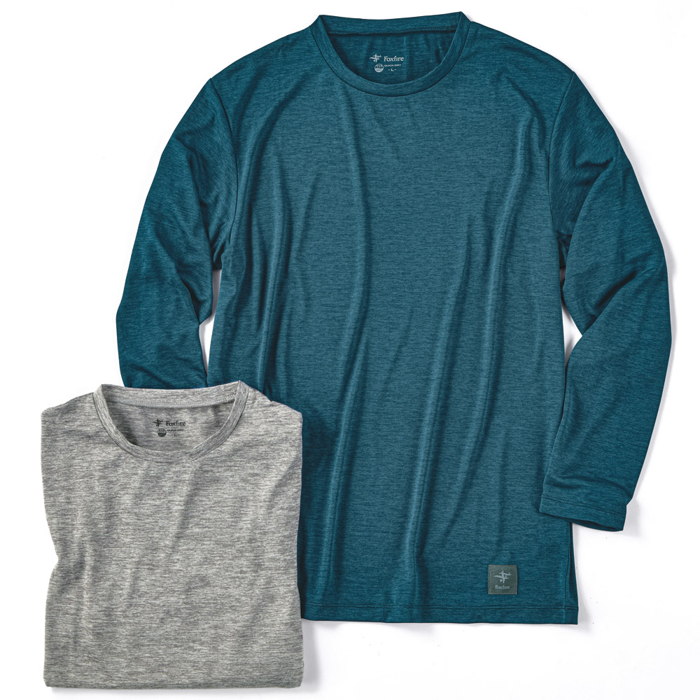 吸汗速乾･長袖Tシャツ／2色セット