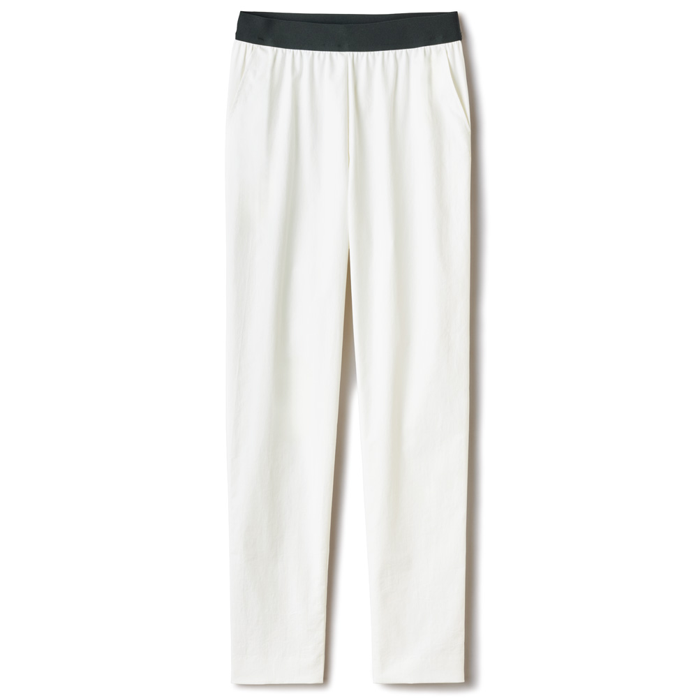 コットンリネン混ストレッチパンツ