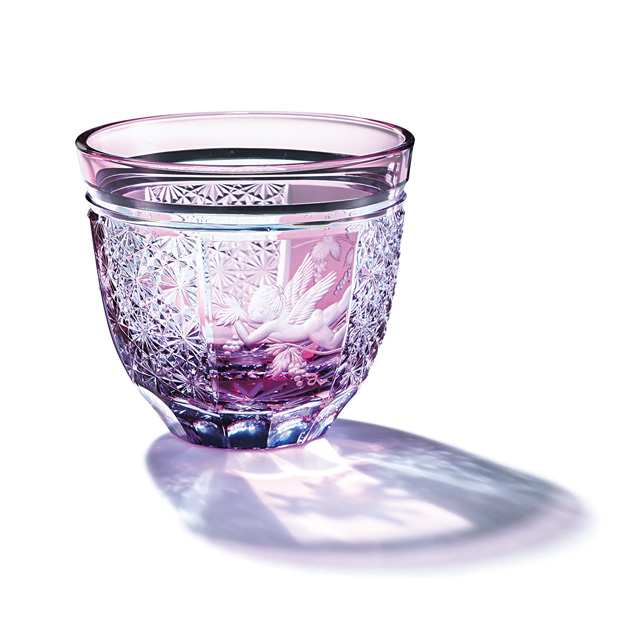 凛然切子×花岡グラヴィ―ル･酒杯