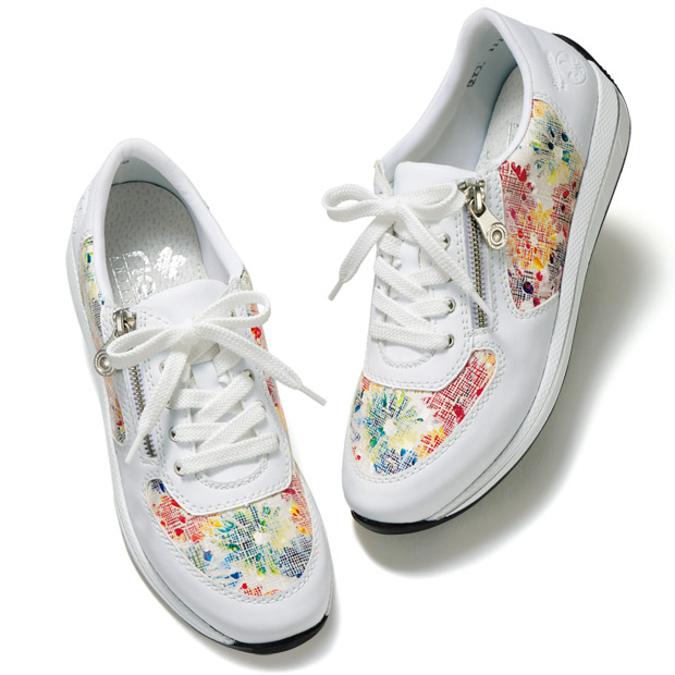 フラワーデザインスニーカー