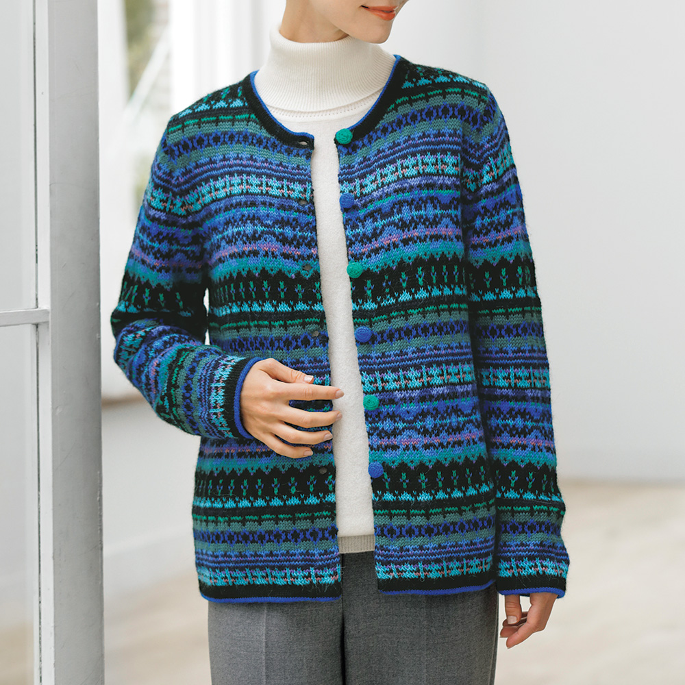 アルパカカーディガン