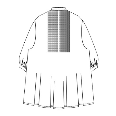 手織りのコットンブラウス