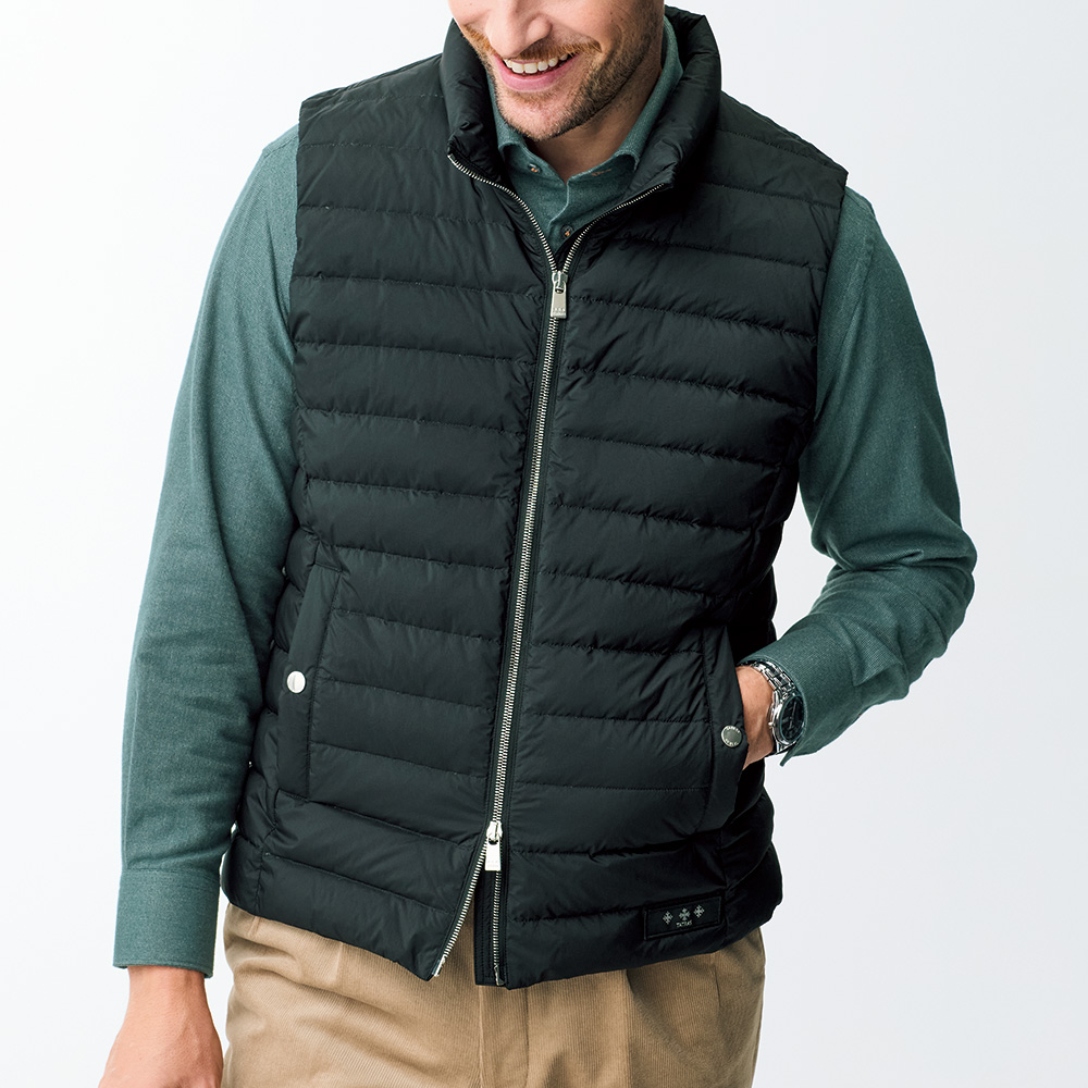 撥水ダウンベスト／ORGA