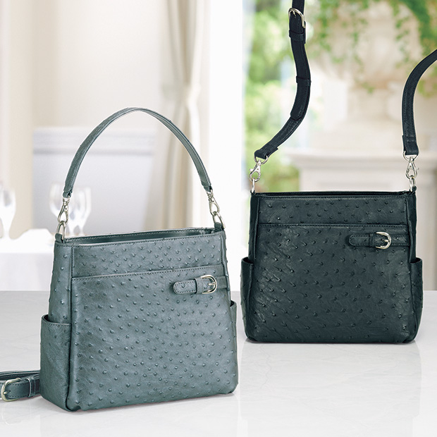 オーストリッチのショルダーバッグ