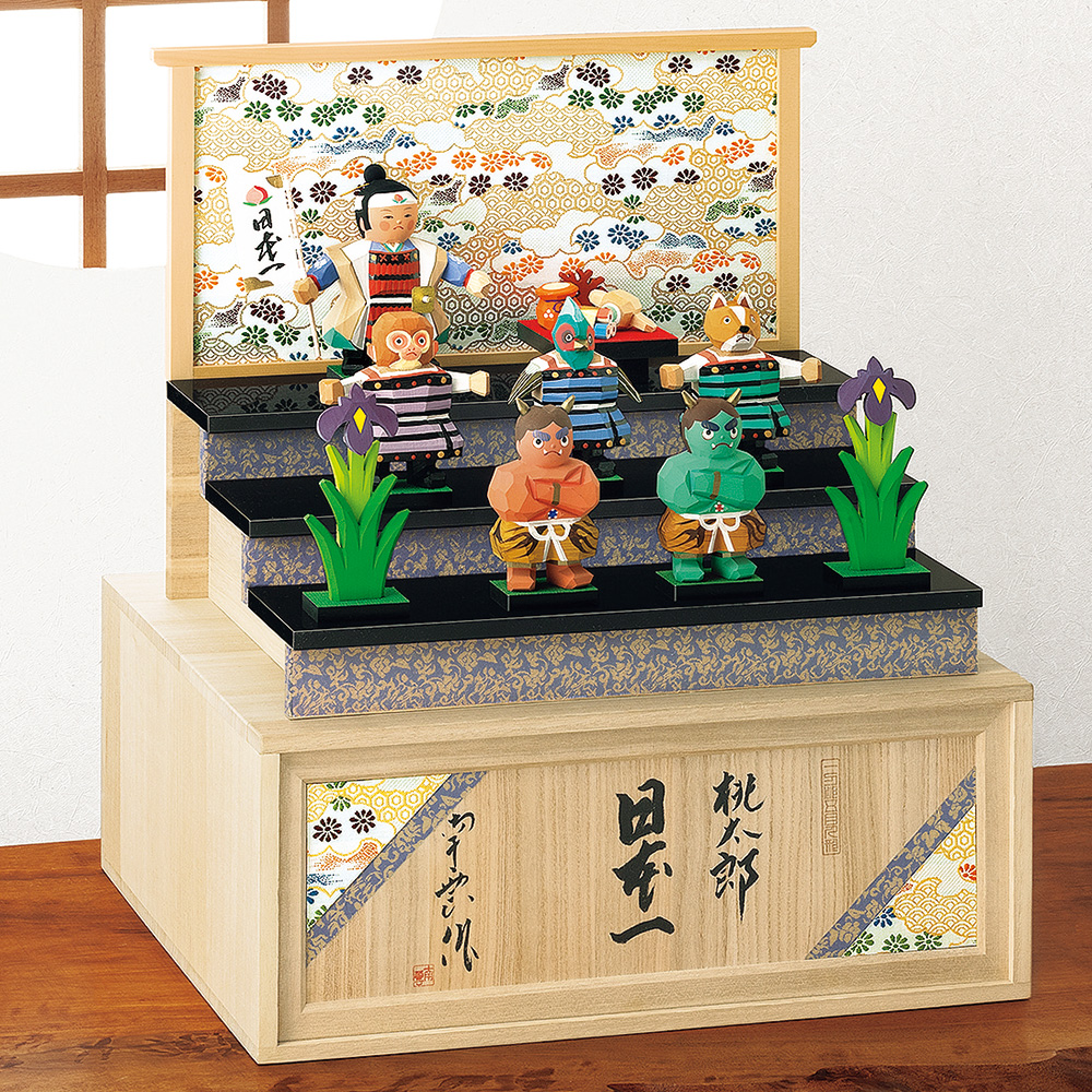 伊予一刀彫／桃太郎日本一