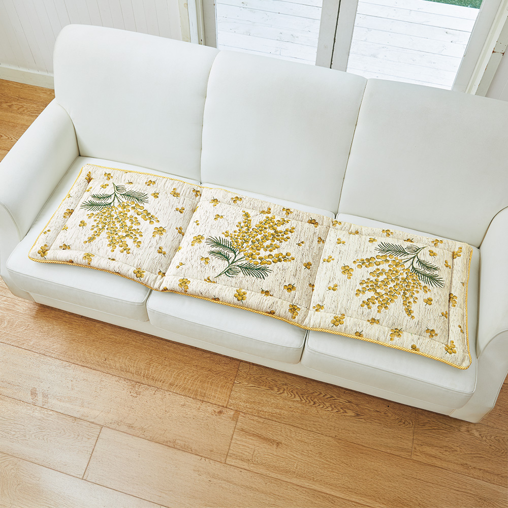 イタリア製ジャカード織ソファクッション